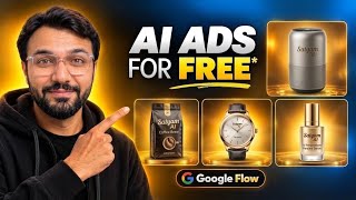 Create Professional AI Ads for FREE 🤯 Turn Any Product Photo Into a Video Ad | Google Flow AI