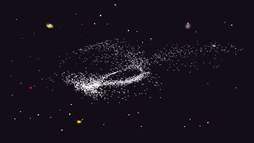 Dwarf galaxy merger simulation
