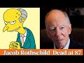 Jacob Rothschild Dead at 87 - Their System is Falling #rothschilds #cabal