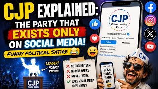 CJP Explained: The Party That Exists Only on Social Media | Funny Political Satire