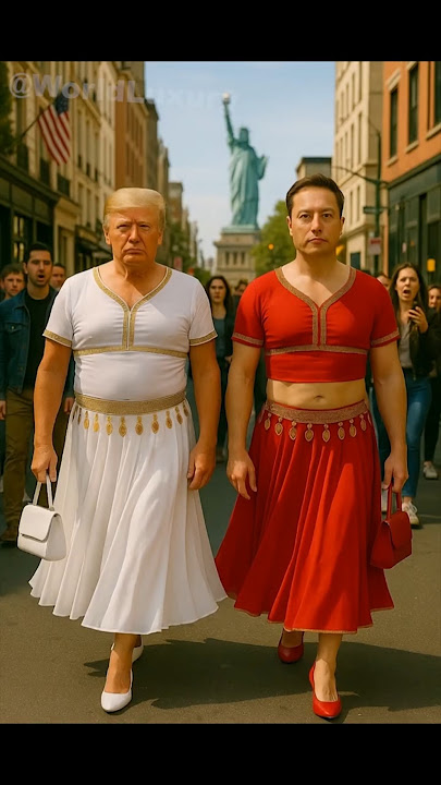 'Trump & Elon Belly Dance So Hard, Obama Starts Dancing Too!' parody