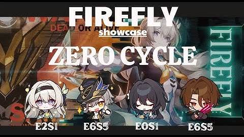 Firefly - Zero Cycle MoC 12 | Honkai Star Rail 2.4 #honkaistarrail #hoyoverse