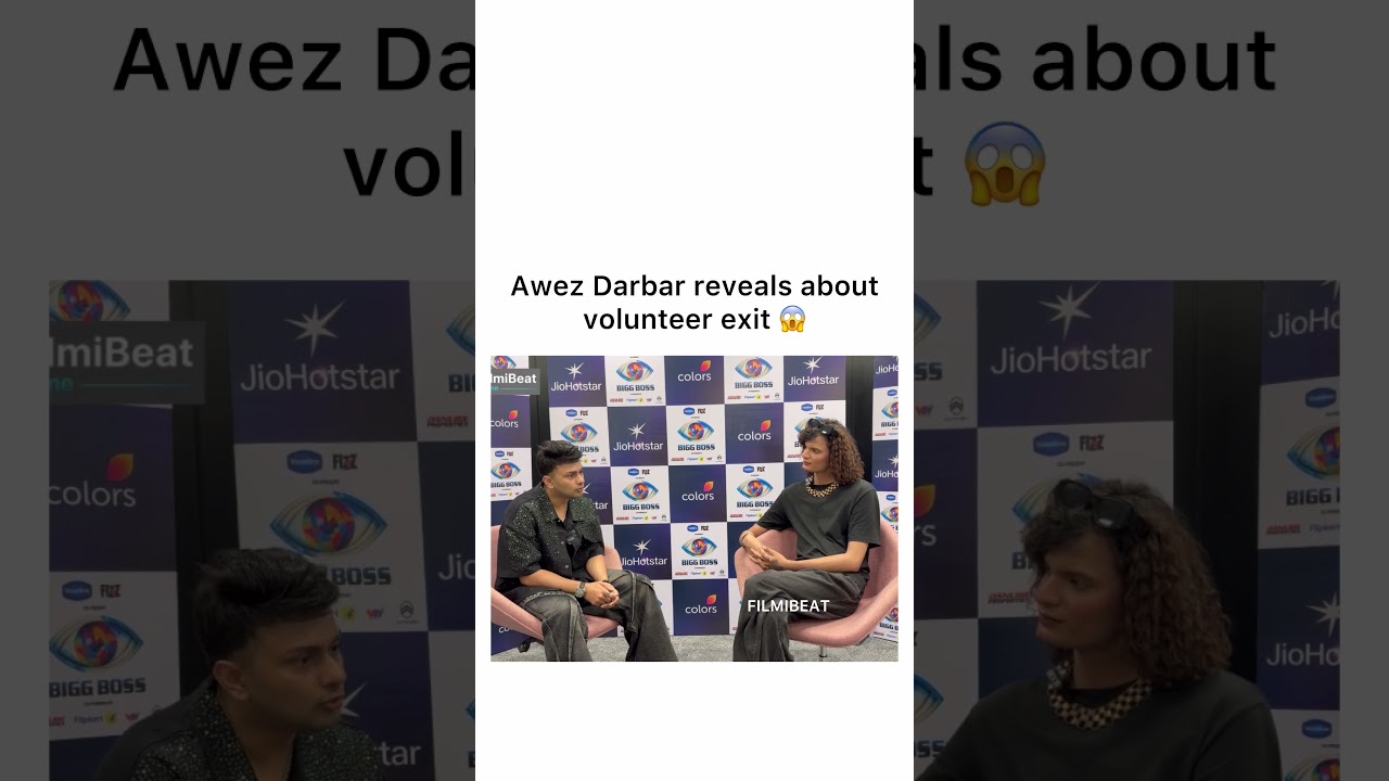 Awez Darbar Eviction Interview, Reveal about what exactly happened in evictions 