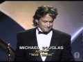 Michael Douglas Wins Best Actor: 1988 Oscars