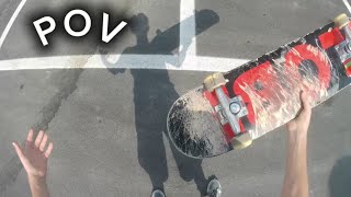Skate POV (Ita) #skateboarding #trik #skate #skateboardingisfun #street #flat #session