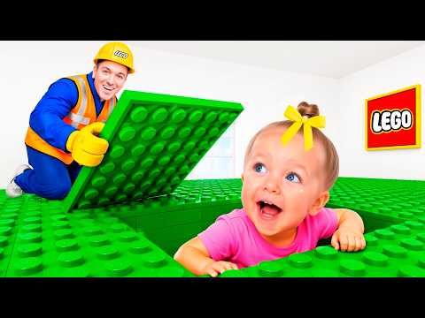 LEGO Blocks Filled the Whole House! Eva’s Fun Collection of Educational Stories