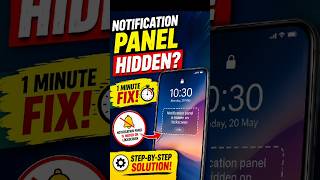 🔒 Lock Screen Par Notification Panel Hide? 1 Minute Mein Fix! #mobiletips #techtech #tech #hindisong