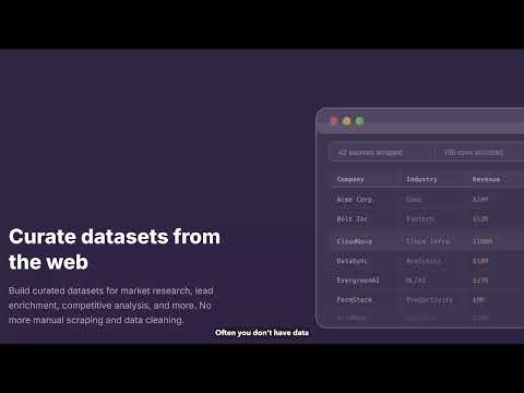 Web Scraping and enrichment on NextToken