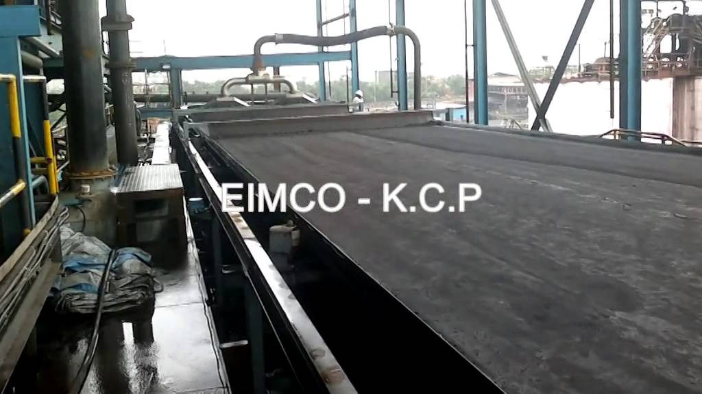 Horizontal Vacuum Belt Filter Coal Application Eimco KCP YouTube