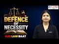 Defence of Necessity in Tort Law Explained | General Defences in Law ⚖️