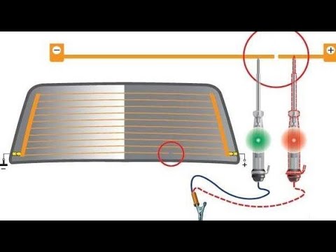 Ремонт нитей обогрева заднего стекла