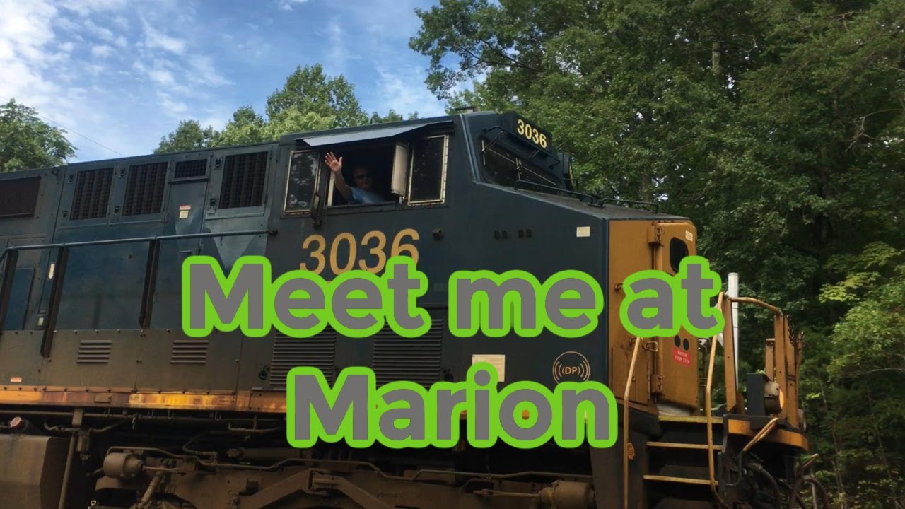 CSX M693 and M692 pass at Marion NC, plus Sunday evening's M693 YouTube