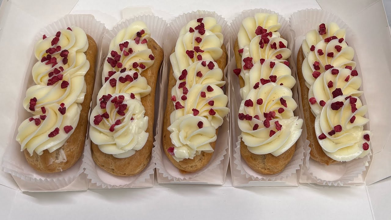 Эклеры, самые мой любимый рецепт 👌☺️ #эклеры #пирожное #выпечка 