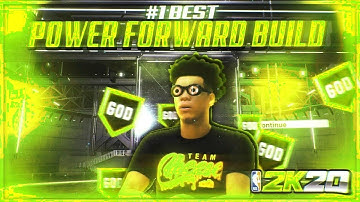 How to create the MOST OVERPOWER POWER FORWARD BUILD IN NBA 2K20! Best build 2k20!!!