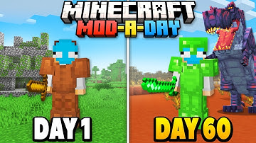 Minecraft, But I Add NEW MODS Every Day...