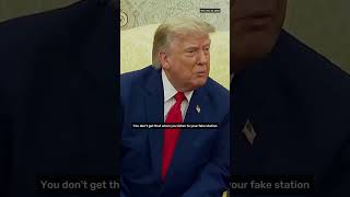President Donald Trump had a heated exchange with ABC News reporter Mary Bruce after she questioned