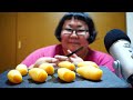 ASMR 咀嚼音 モッパン 子持ちヤリイカ 알 가진 창오징어 spear squid with roe