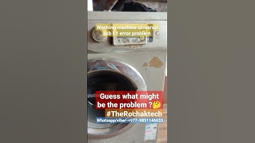 washing machine universal pcb E1 error code problem #therochaktech #diy #shortvideo #shortsfeed