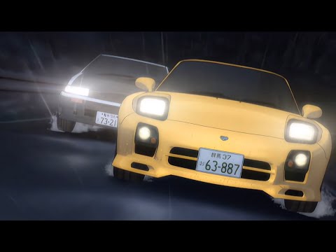Initial D - FD3S vs AE86 Levin Turbo
