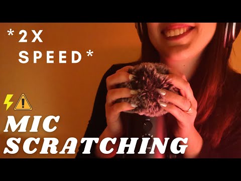 ASMR - Extremely FAST and AGGRESSIVE SCRATCHING MASSAGE | FLUFFY Cover | INTENSE Sounds | No talking