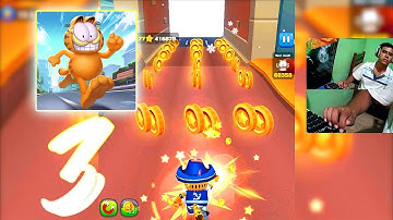 Garfield Rush PC Gameplay #3 / Pirate Garfield - Endless Running Game