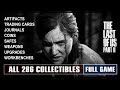 The last of us 2  all 286 collectibles artifacts journals cards coins safes guns upgrades