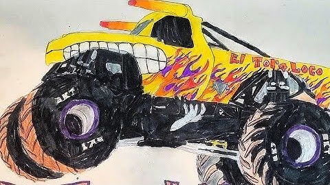 Drawing El Toro Loco yellow (World Finals 24).