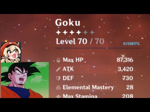 Goku in genshin impact