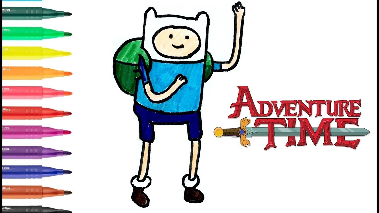 Easy Drawing Adventure Time Finn I Kolay Macera Zamanı Finn çizimi ...
