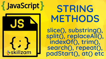 07 JavaScript - String - slice() - split() - replaceAll() - indexOf() - trim() - search() - repeat()
