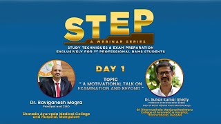 STEP - Study Techniques and Exam Preparation A webinar series- Day 1 of 4