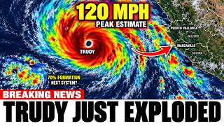 Information Hurricane Trudy Just Exploded In Strength — And New Tropical Disturbance Is Suddenly Shifting North News