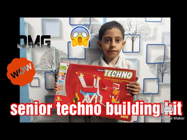 New senior techno building kit unboxing