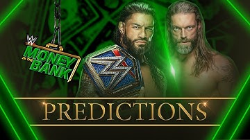 WWE Money in the Bank 2021 Match Card + Predictions