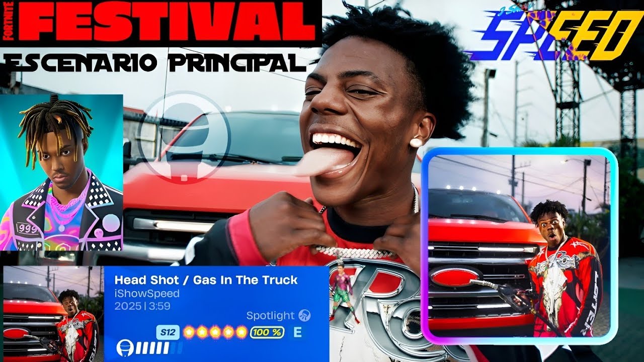 iShowSpeed-Head Shot / Gas In The Truck 🎤 Experto/100% Perfect/Escenario Principal/Fortnite Festival