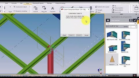 Haunch and Custom Component (Tekla Part 5)