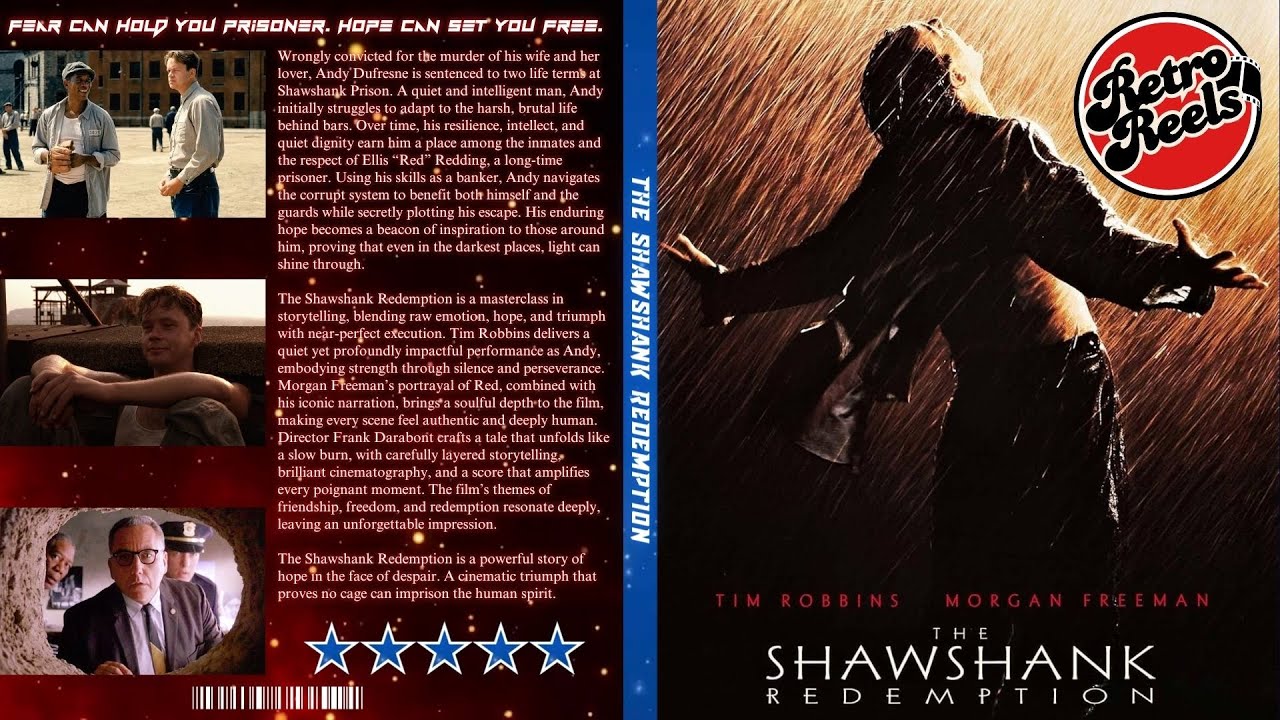 The Shawshank Redemption - Fear can hold you prisoner. Hope can set you ...