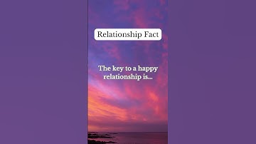 The key to a happy relationship is...  #facts #reels #trending #relationship