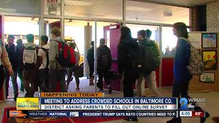 Overcrowding solutions sought by Baltimore County Public Schools