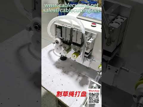 Automatic Trimmer Line Spooling Machine - Traverse, Meter, and Cut