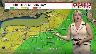 Summer heat Saturday, stormy Sunday, flood risk!