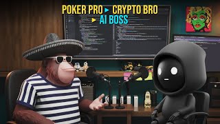 POKER PRO → CRYPTO BRO → IA BOSS (@0xr00tz)