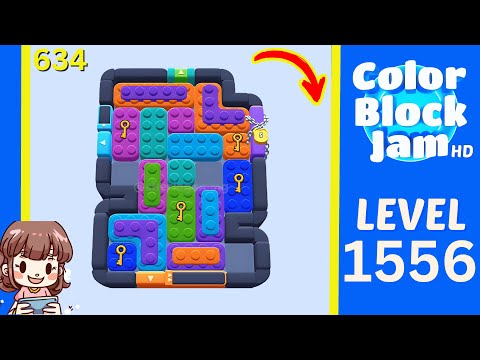 Color Block Jam Level 634 (1556) Solution Walkthrough video preview