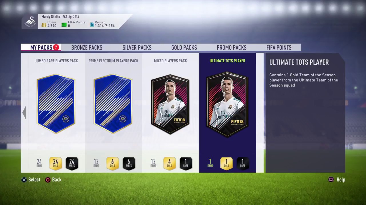 Ultimate Tots Pack!! Fifa 18 Ultimate Team