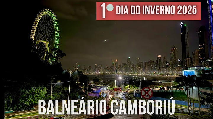inverno 2025 Chegou em Balneário Camboriú ao vivo