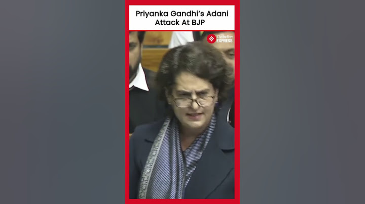 When Priyanka Gandhi Attacked BJP For 'Favouring, Saving' Adani In Lok Sabha | Constitution Debate