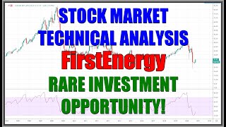 Stock Market Technical Analysis. FirstEnergy ($FE) Shares Rare Investment Opportunity! October 2020