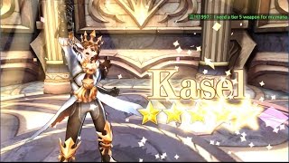 King's Raid Kasel 5 star Unlock & Darkness Kasel Gameplay