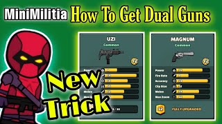 How To Dual Uzi And Magnum Gun In 1 Trick | Get Dual Uzi And Magnum In Mini Militia screenshot 2