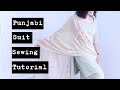Punjabi Suit Cutting and Stitching Full Tutorial
